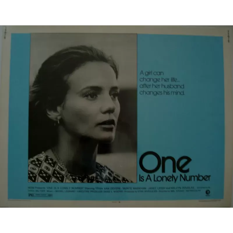 One Is A Lonely Number half sheet movie poster - Illustraction Gallery
