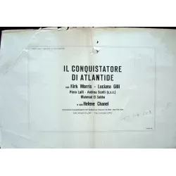 Conqueror Of Atlantis Italian fotobusta movie poster set - Illustraction Gallery