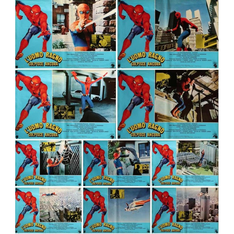 Spiderman Strikes Back (fotobusta set of 10)