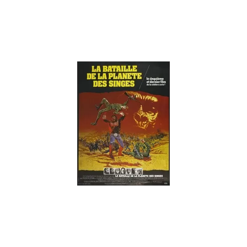 Battle For The Planet Of The Apes French movie Poster - Illustraction Gallery