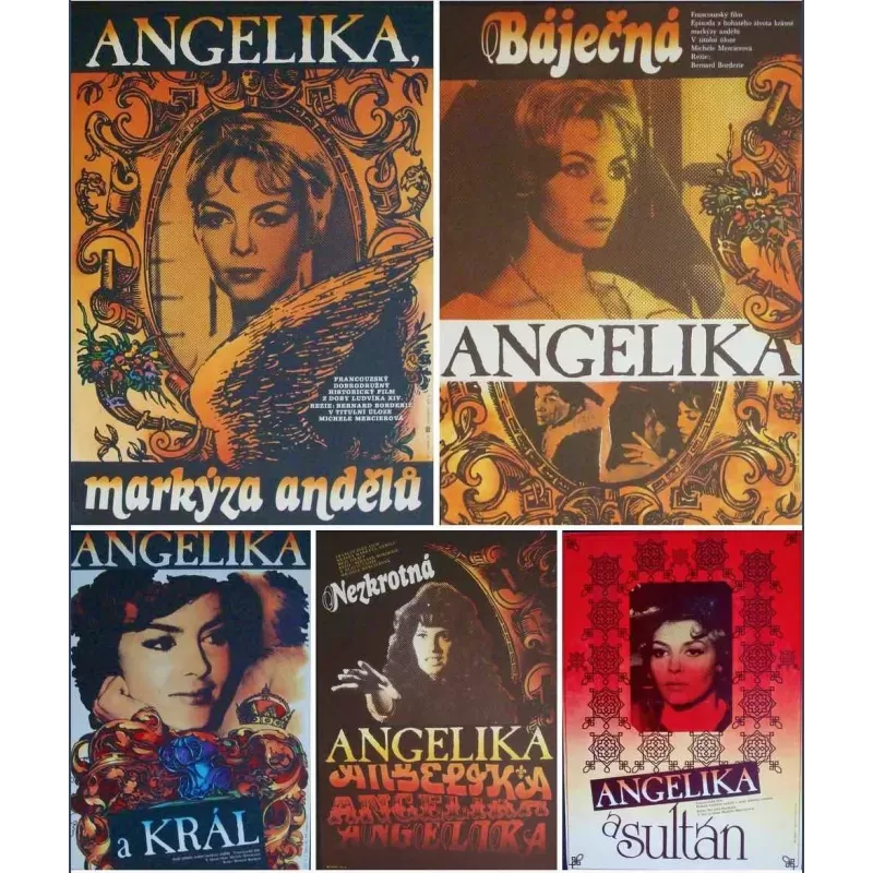 Angelique (Czech A3 set of 5)