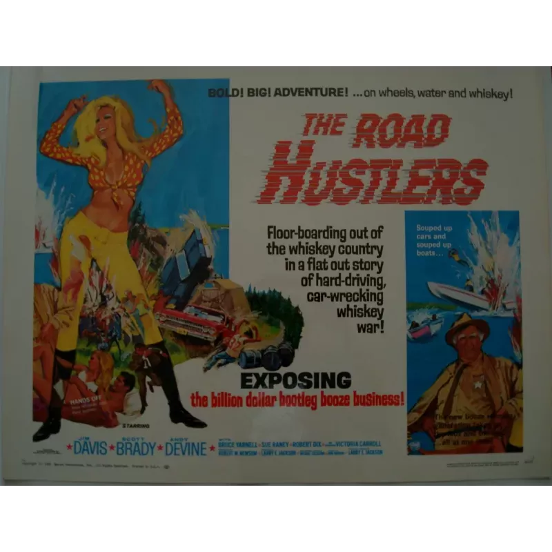 Road Hustlers half sheet movie poster - Illustraction Gallery