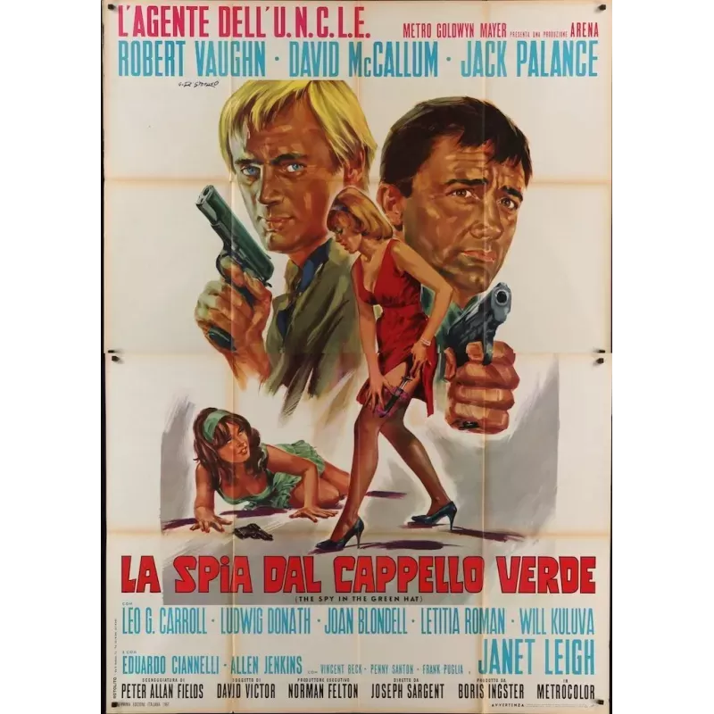 Man From Uncle: The Spy In the Green Hat (Italian 4F) Man From Uncle: The Spy In the Green Hat (Italian 4F)