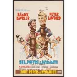 Salt and pepper Belgian movie poster - Illustraction Gallery
