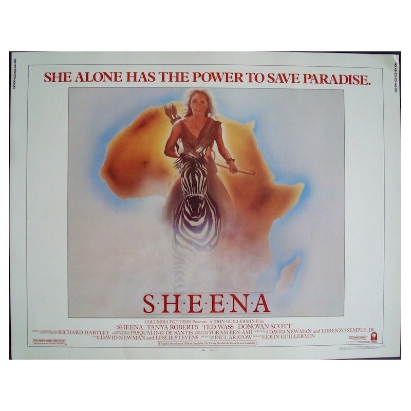 Sheena Queen Of The Jungle (half sheet)