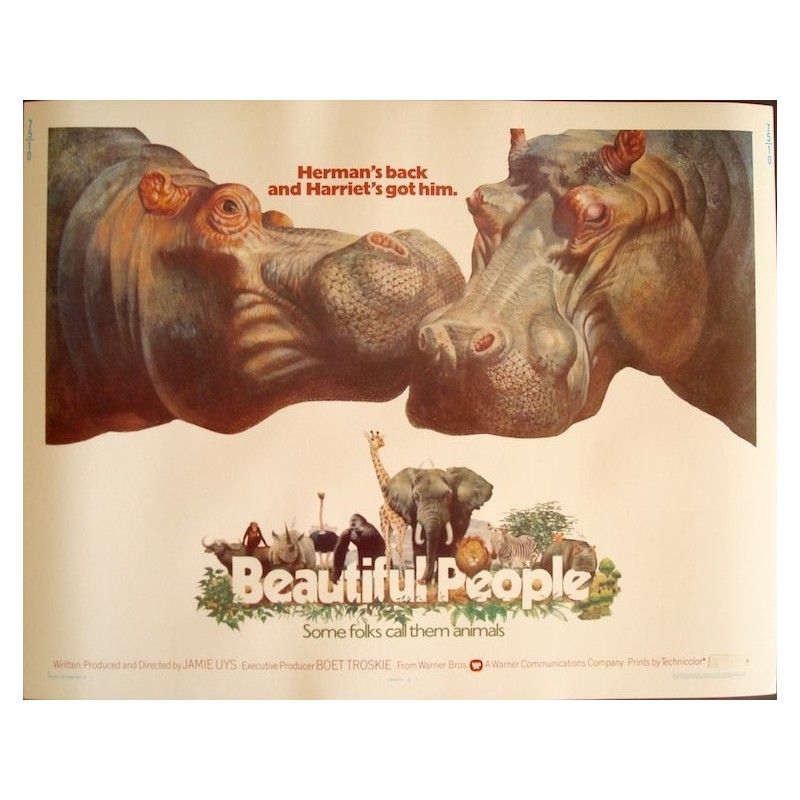 The Beautiful People half sheet movie poster - illustraction Gallery