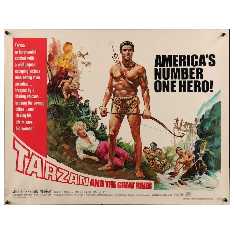 Tarzan And The Great River (half sheet)