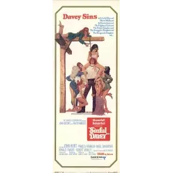 Sinful Davey insert movie Poster - Illustraction Gallery