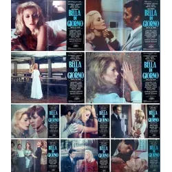 Belle de jour Italian fotobusta movie poster set - illustraction Gallery