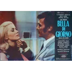 Belle de jour Italian fotobusta movie poster set - illustraction Gallery