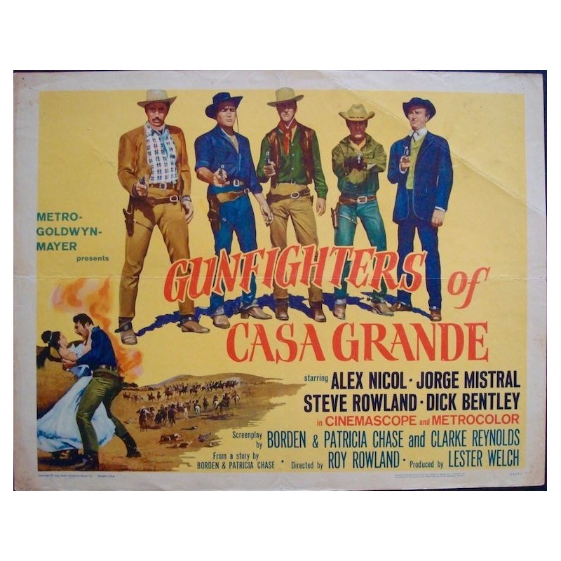 Gunfighters Of Casa Grande (half sheet)