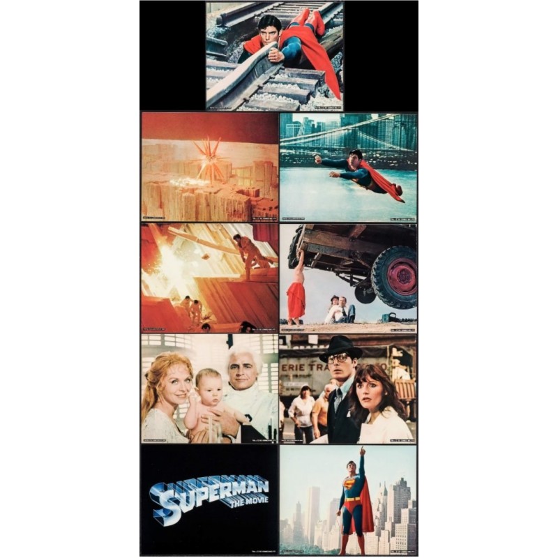 Superman The Movie (lobby cards set of 9)