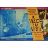 Le vice et la vertu (Vice And Virtue) Italian fotobusta movie poster set - Illustraction Gallery