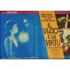 Le vice et la vertu (Vice And Virtue) Italian fotobusta movie poster set - Illustraction Gallery