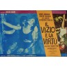 Le vice et la vertu (Vice And Virtue) Italian fotobusta movie poster set - Illustraction Gallery