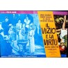 Le vice et la vertu (Vice And Virtue) Italian fotobusta movie poster set - Illustraction Gallery