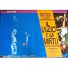 Le vice et la vertu (Vice And Virtue) Italian fotobusta movie poster set - Illustraction Gallery