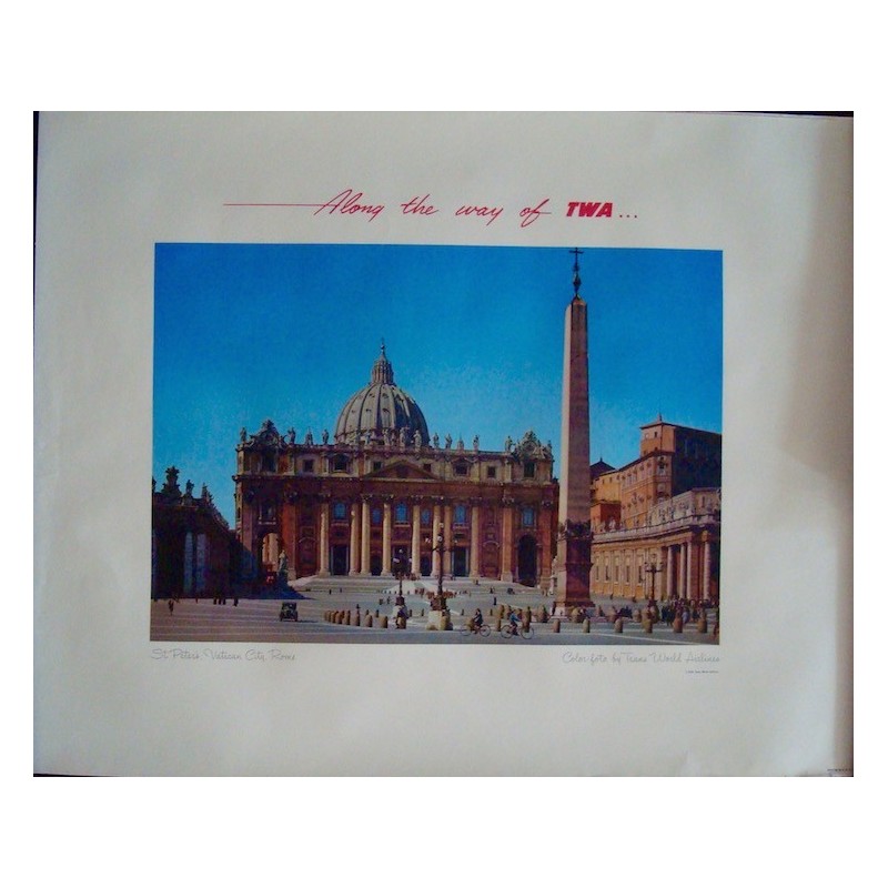 TWA Rome Vatican (1950)