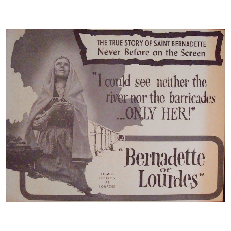 Bernadette Of Lourdes (half sheet)
