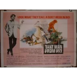 L'homme de Rio - That Man From Rio British Quad poster - Illustraction Gallery