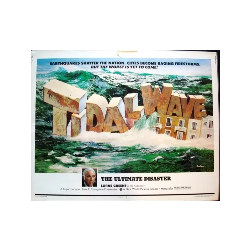 Tidal Wave half sheet movie poster - Illustraction Gallery