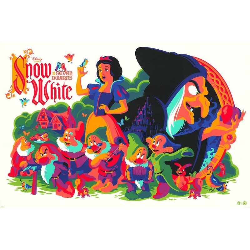 Snow White And The Seven Dwarfs (Mondo R2017 Whalen Variant)