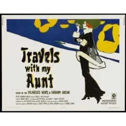 Travels With My Aunt half sheet movie poster - illustraction Gallery