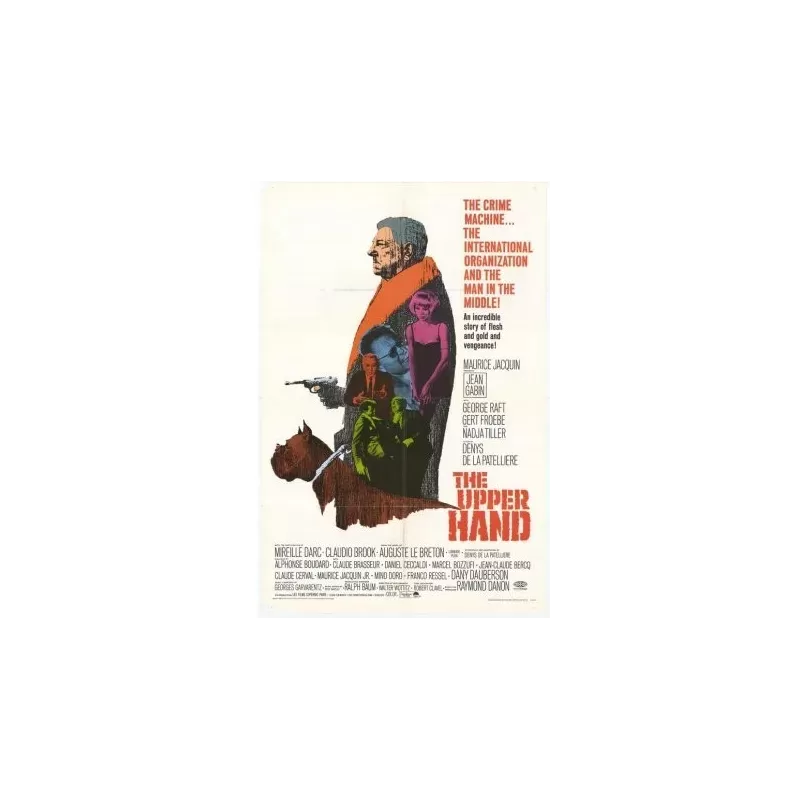 Du rififi a Paname (The Upper Hand) one sheet movie poster  - Illustraction Gallery