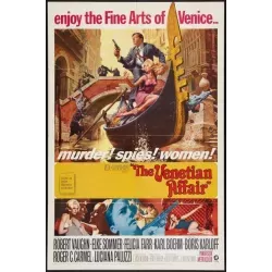 The Venetian Affair one sheet movie poster - Illustraction gallery