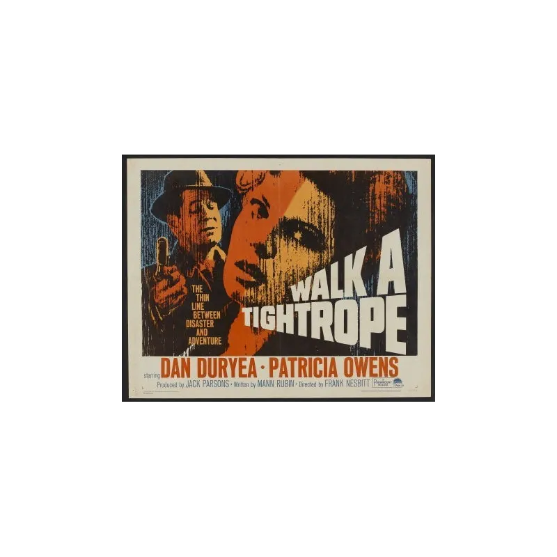 Walk A Tightrope half sheet movie poster - illustraction gallery