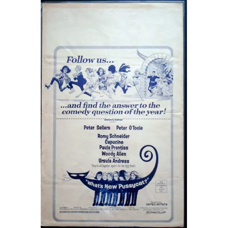 what's New Pussycat? window card movie poster - Illustraction Gallery