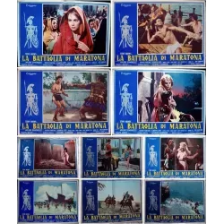 Giant Of Marathon Italian fotobusta movie poster set - Illustraction Gallery