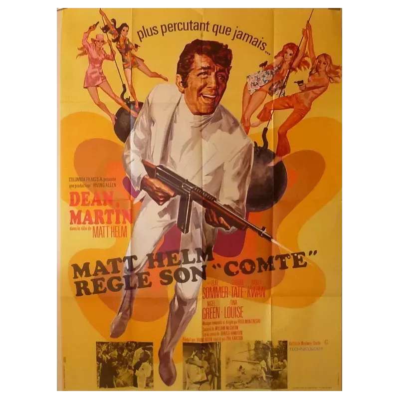 The Wrecking Crew French movie poster - Illustraction Gallery