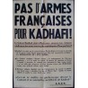 Pas d'armes pour Khadafi (1973)