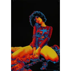 Psychedelic Girl sitting