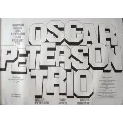 Oscar Peterson Trio 1968 Dusseldorf concert Poster - illustraction Gallery