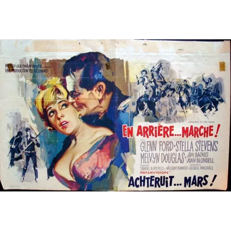 Advance To The Rear Belgian poster - Illustraction Gallery