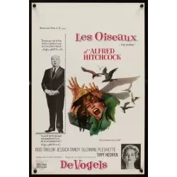 The Birds Belgian movie Poster - illustraction Gallery