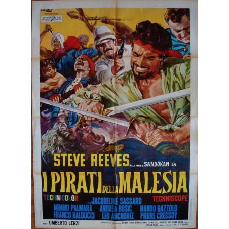 Pirates of Malaysia (i Pirati della Malesia) Italian movie poster ...