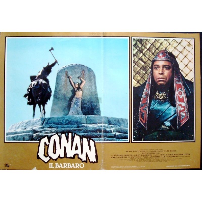 Conan The Barbarian Italian fotobusta poster - Illustraction Gallery