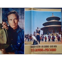 55 Days At Peking (fotobusta set of 12)