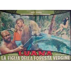 Luana (la figlia della foreste vergine) Italian fotobusta movie poster set  - illustraction Gallery