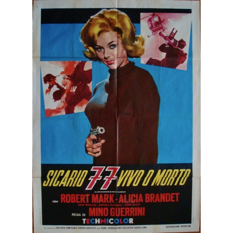 Killer 777 Alive Or Dead (Sicario 77 vivo o morto) Italian movie poster ...