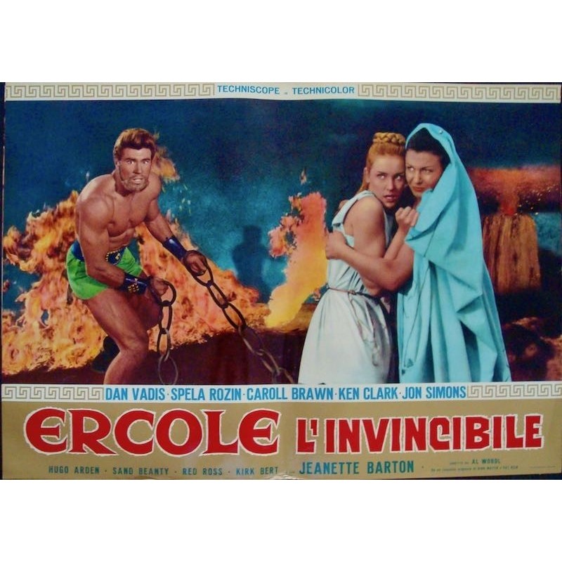 Hercules The Invincible (Ercole il invincibile) Italian fotobusta movie ...