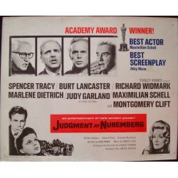 Judgment At Nuremberg (half sheet)