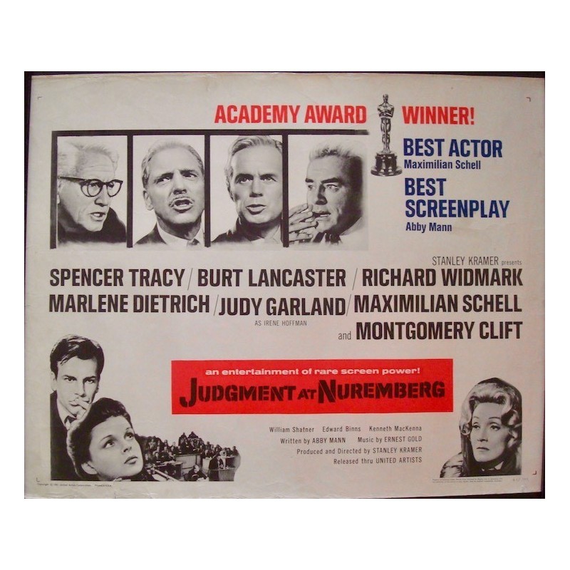 Judgment At Nuremberg (half sheet)