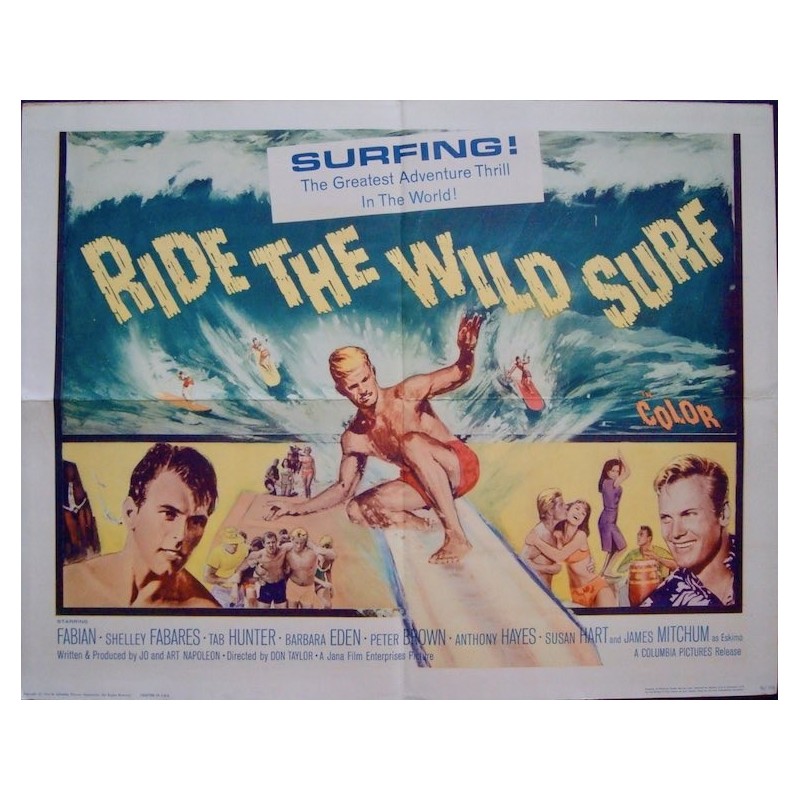 Ride The Wild Surf (half sheet)