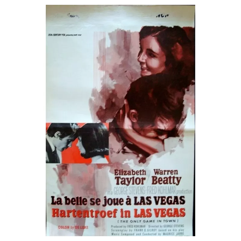 The Only Game In Town Belgian poster - Illustraction Gallery
