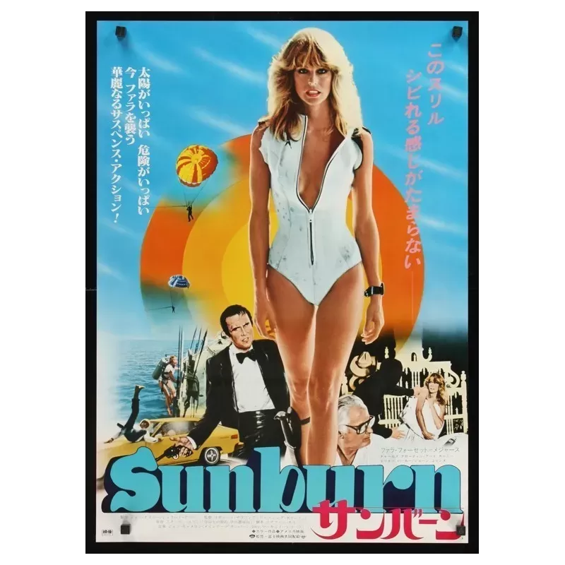 Sunburn Japanese movie poster - Illustraction Gallery