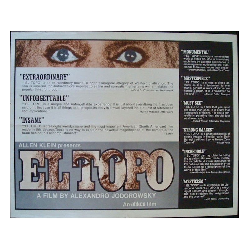 El Topo (half sheet)